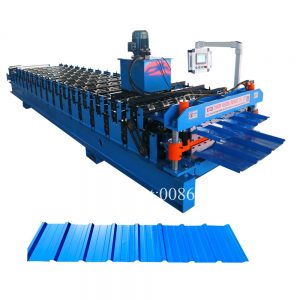 roof tile forming machine tr4 tr5 ibr roof double layer for Peru
